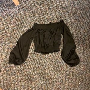 H&m off-shouder crop top